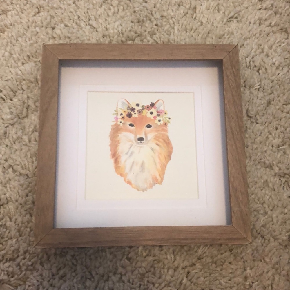Aesthetic fox painting